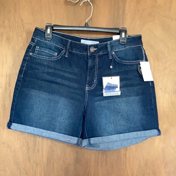 Relist6/27❌high rise cuffed jean short stretch perfect tummy control - Picture 3 of 13